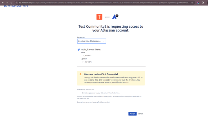 Accept access