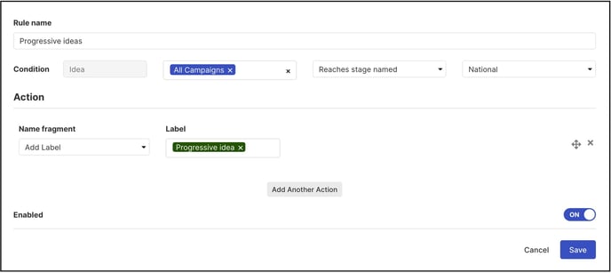 add label copy
