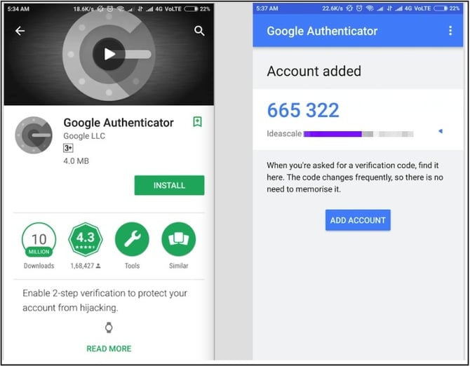 auth code copy