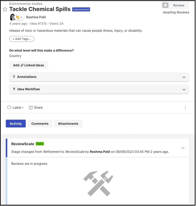 awaiting review copy