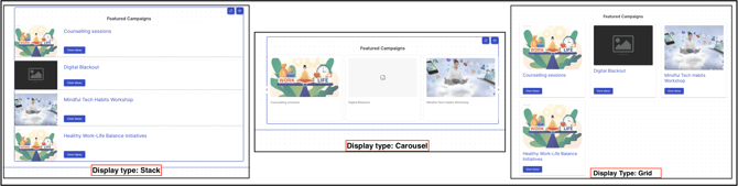 campaign display types