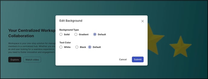 default option copy
