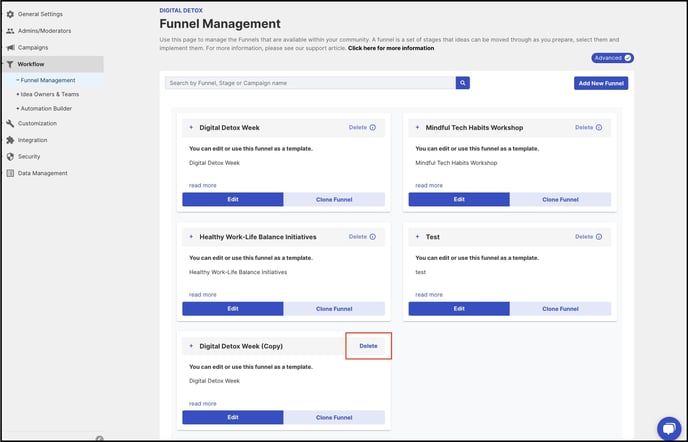 delete funnel copy
