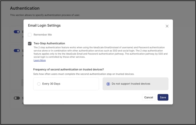 email login settings copy