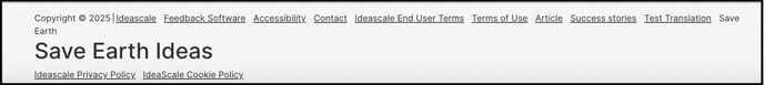footer copy