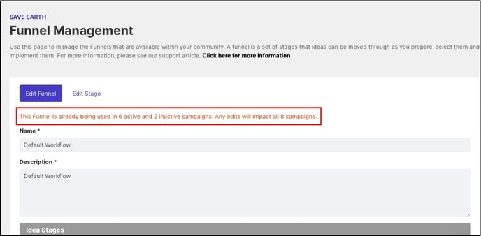 funnel edit message copy