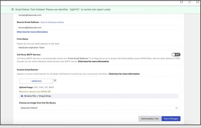 general settings saved copy