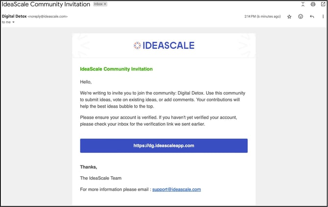 invitation email copy