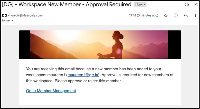 member approval copy