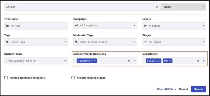 member profile copy