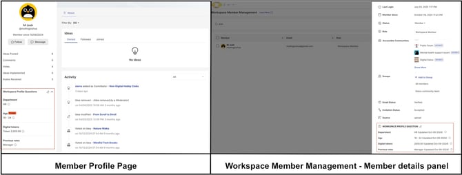 profile question edit copy
