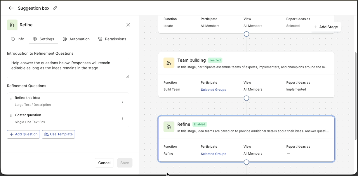refine question migrate