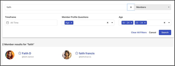 search member copy