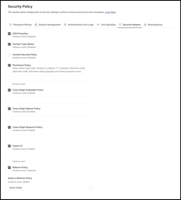 security headers copy