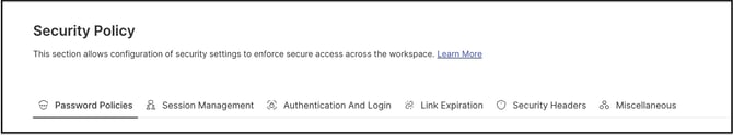 security policy copy