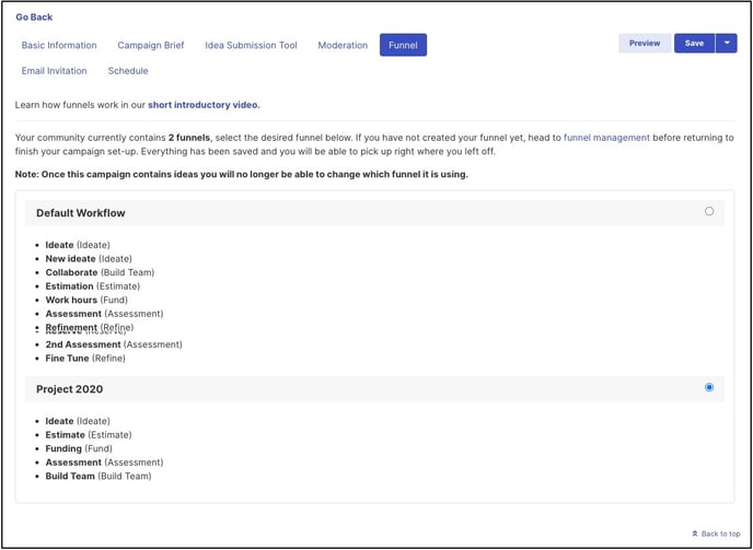 select funnel copy