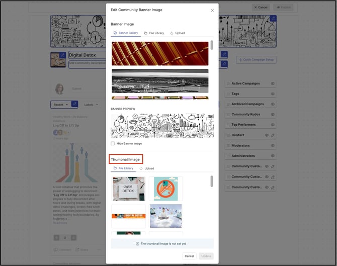 select thumbnail image copy