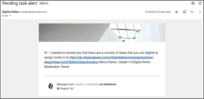 task reminder copy