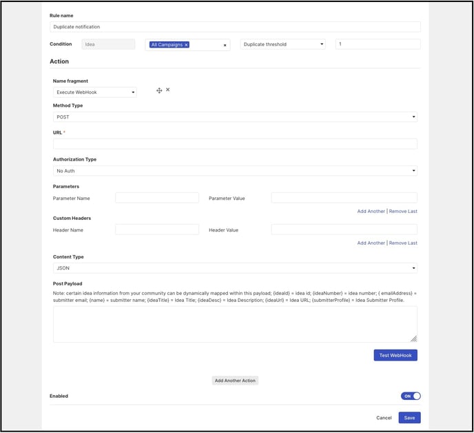 webhook copy