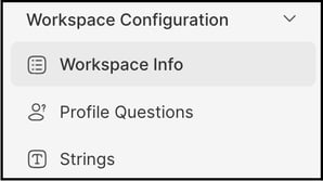 workspace config