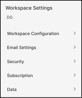 ws settings